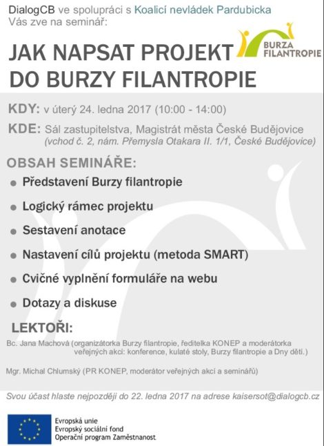 Jak napsat projekt do BF